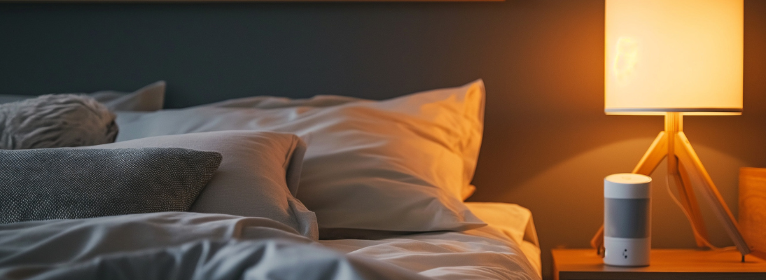Foto: Schlafzimmer mit Schlafatmosphäre
