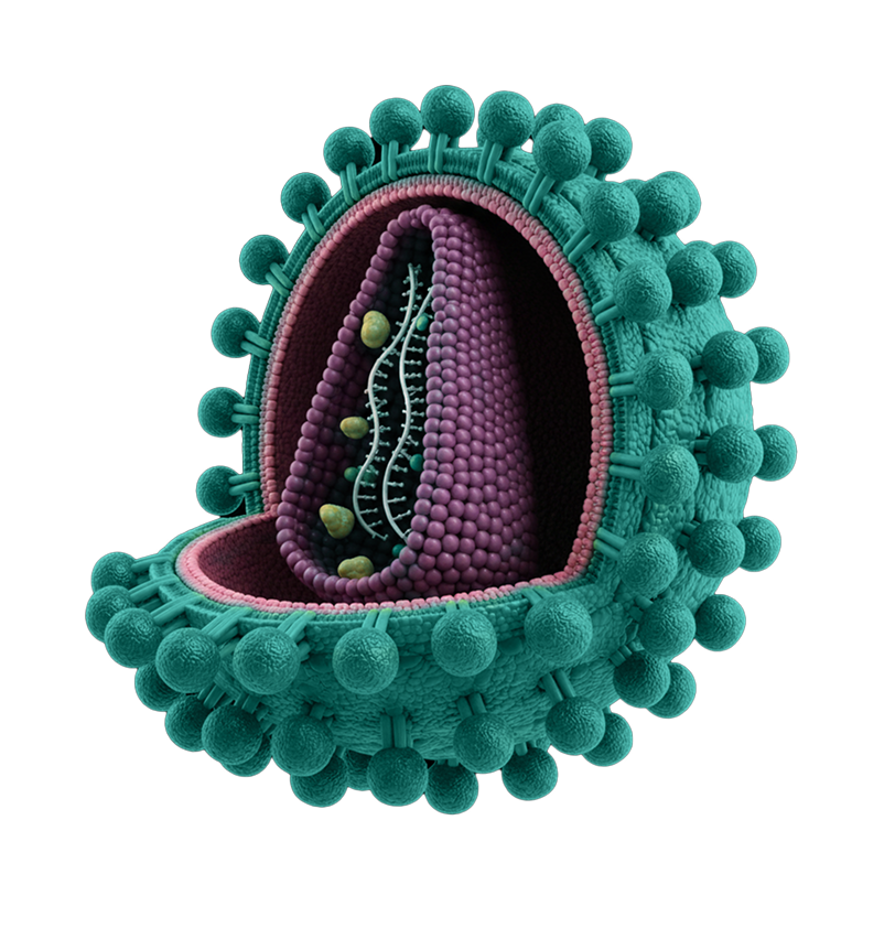Das Virus im Körper