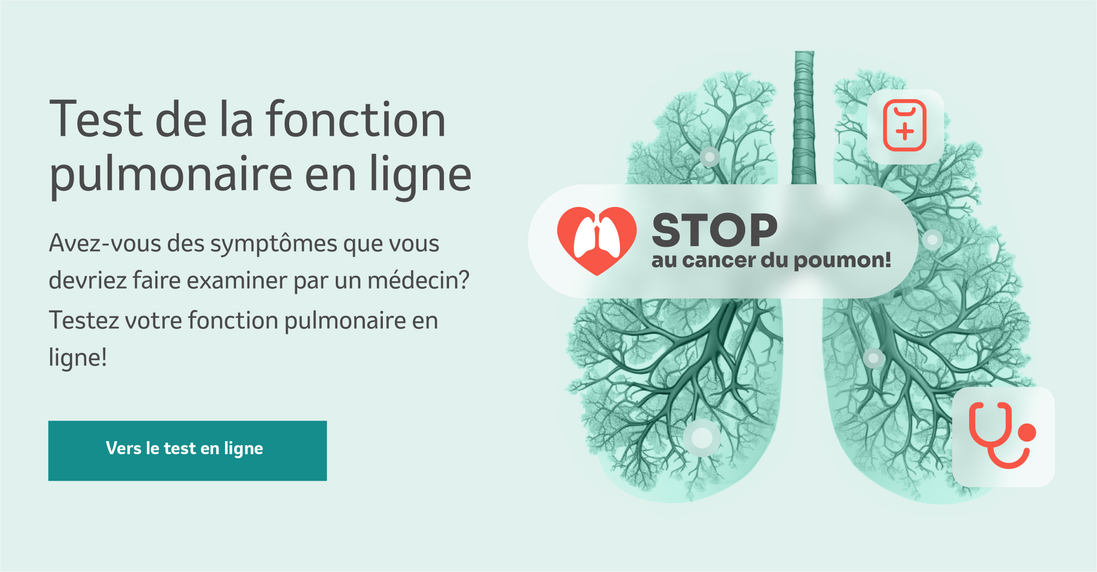 Banner: test de la fonction pulmonaire en ligne